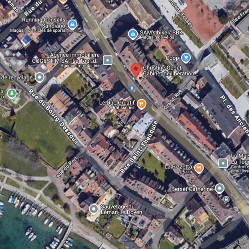 Photo plan google maps cabinet grand rue 34